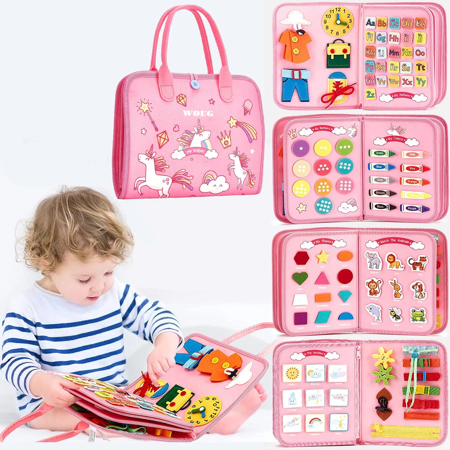 BUSYBoard MONTESSORI TOYS FOR TODDLERS