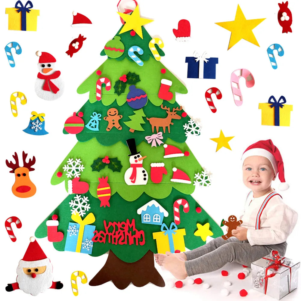 FestiveFelt🎄 - 2023 DIY Christmas Tree Set for Kids