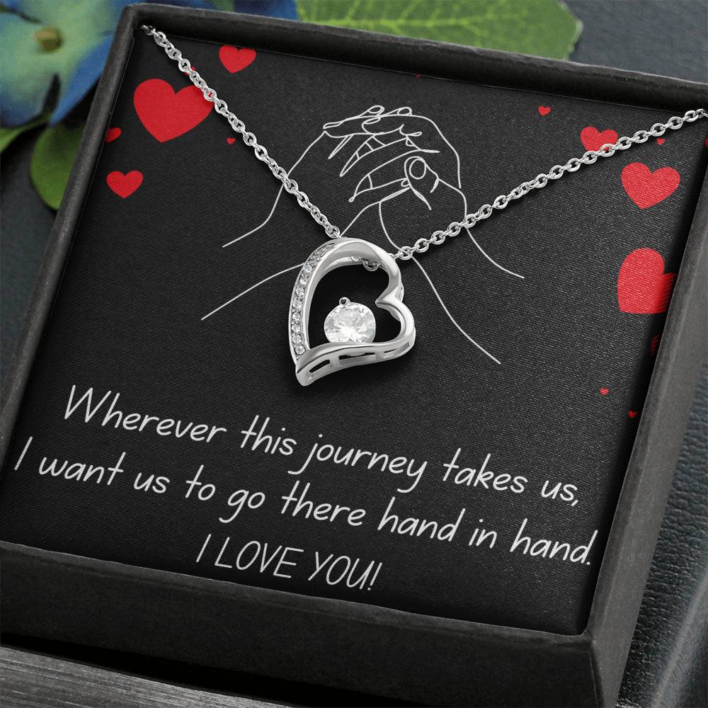 HAND IN HAND FOREVER LOVE NECKLACE