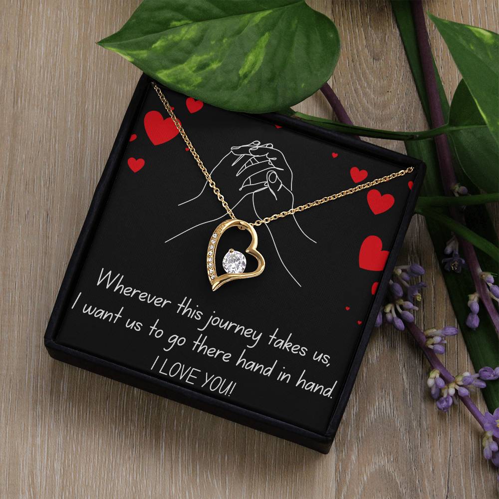 HAND IN HAND FOREVER LOVE NECKLACE