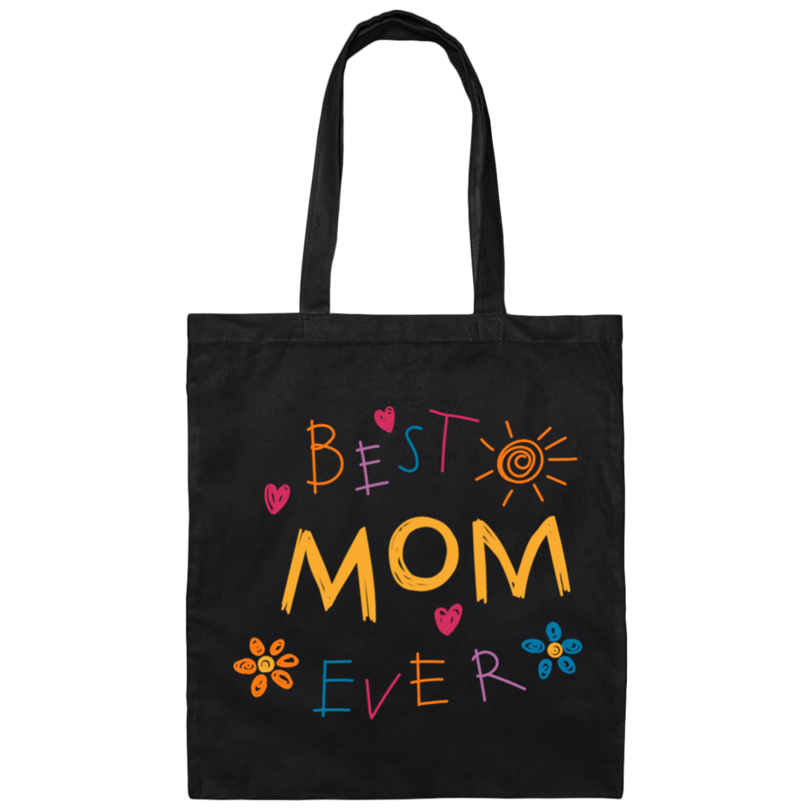 BEST MOM EVER CANVAS TOTE BAG