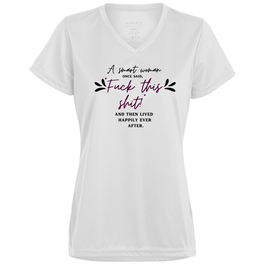 SMART WOMAN  V-NECK TEE