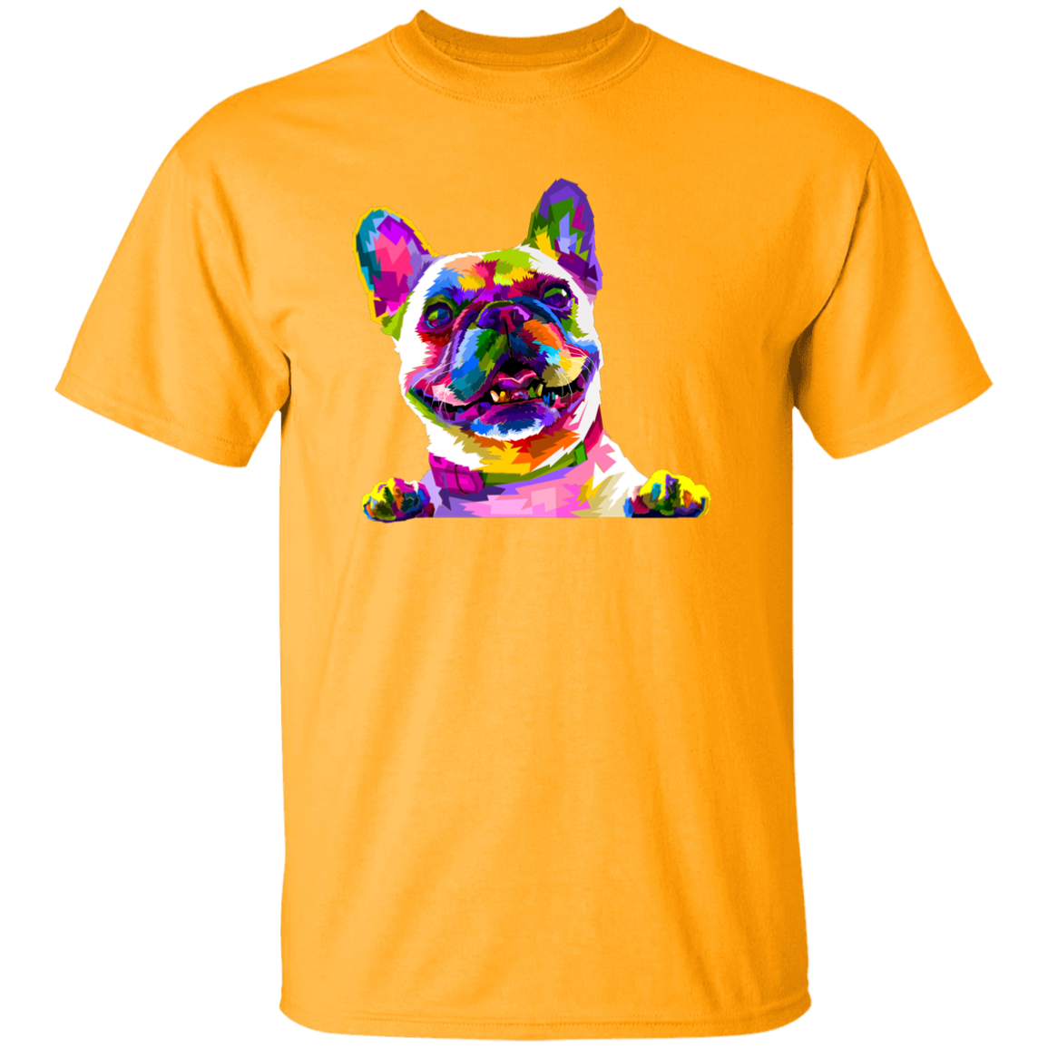 BULLDOG MULTI COLORED T-SHIRT