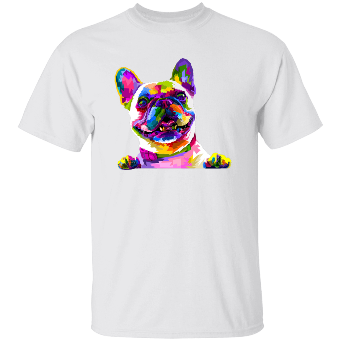 BULLDOG MULTI COLORED T-SHIRT