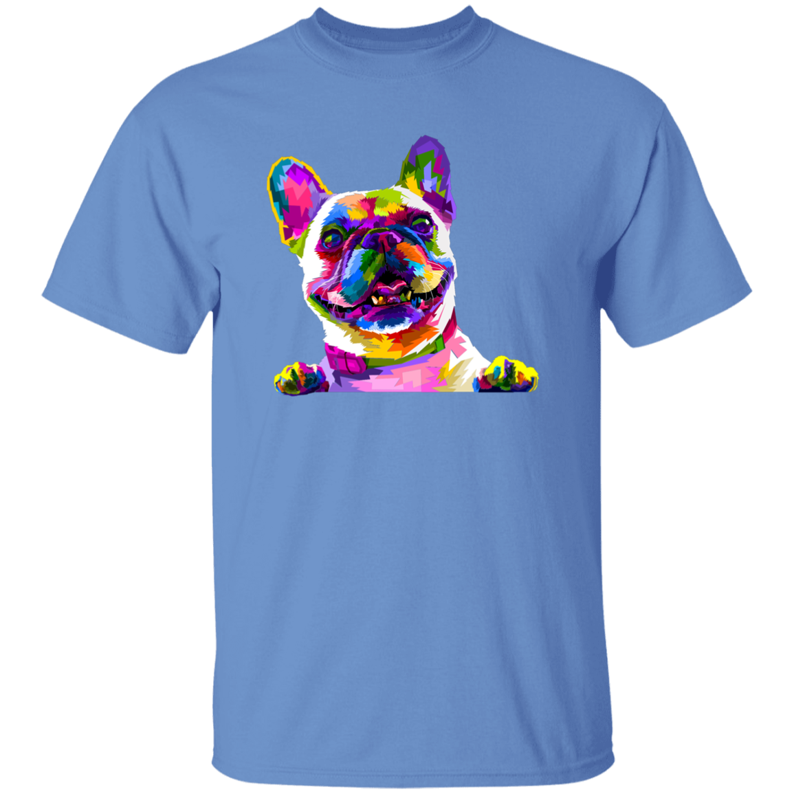 BULLDOG MULTI COLORED T-SHIRT