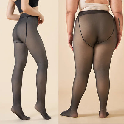 WinterGlam Fleece-Lined Tights