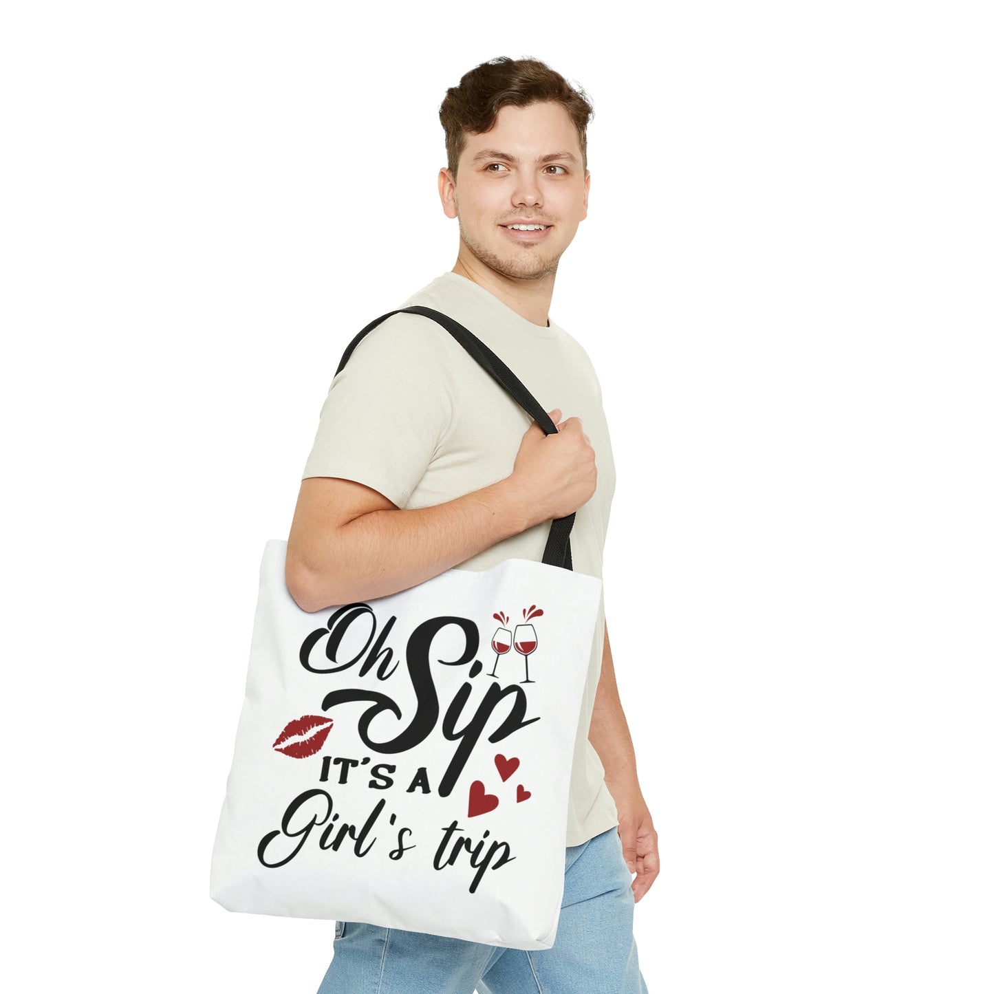 OH SIP IT'S A GIRLS TRIP TOTE BAG
