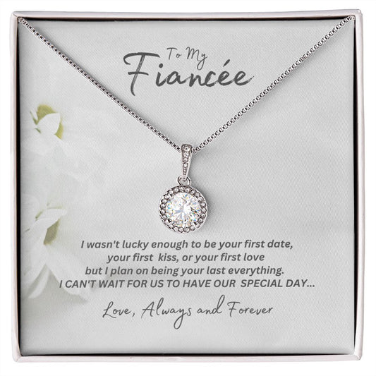To My Fiancée Eternal Hope Necklace, Soulmate Gift