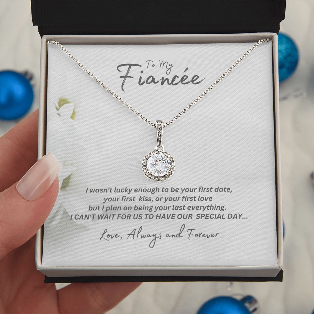 To My Fiancée Eternal Hope Necklace, Soulmate Gift