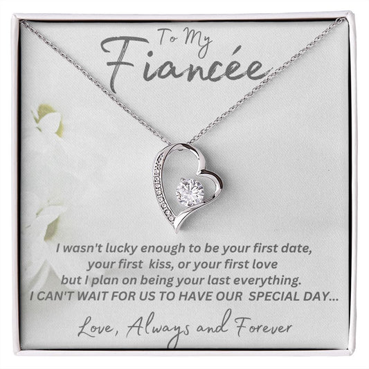 To My Fiancée Forever Love Necklace, Soulmate Gift