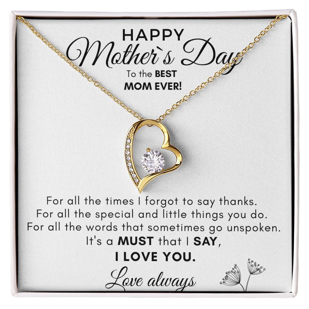 MOTHER'S DAY FOREVER NECKLACE